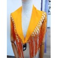 MANTONCILLO FLECOS CRESPON NARANJA INFANTIL