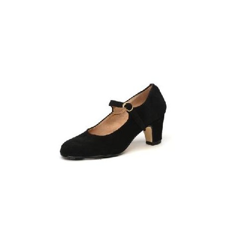 -ZAPATO SEMIPROFESIONAL ANTE NEGRO 38