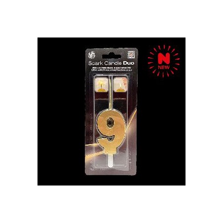 9 DUO BENGALA Y VELA ORO