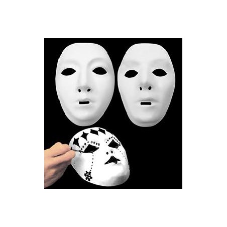 MASCARA BLANCA PARA DECORAR