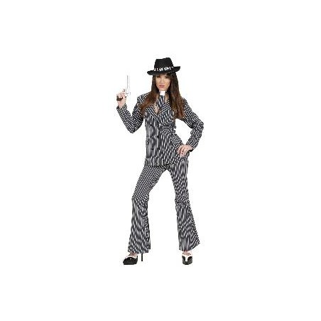 -DISFRAZ MUJER GANGSTER XL