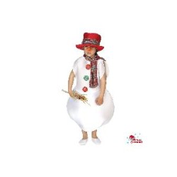 -DISFRAZ MUÑECO DE NIEVE 8-10