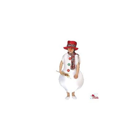 -DISFRAZ MUÑECO DE NIEVE 8-10