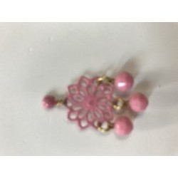 PENDIENTES NIÑA ARO SALMON