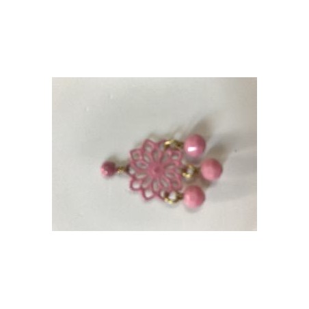 PENDIENTES NIÑA ARO SALMON