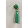 PENDIENTE LAGRIMA VERDE