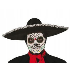 SOMBRERO MEXICANO FIELTRO NEGRO 55CM