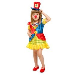 -DISFRAZ PAYASETA 3-4 AÑOS NIÑA