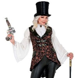 -CHALECO STEAMPUNK MUJER XL