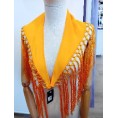 MANTONCILLO FLECOS CRESPON NARANJA INFANTIL