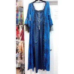 -DISFRAZ GOTICA AZUL L