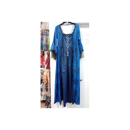 -DISFRAZ GOTICA AZUL L
