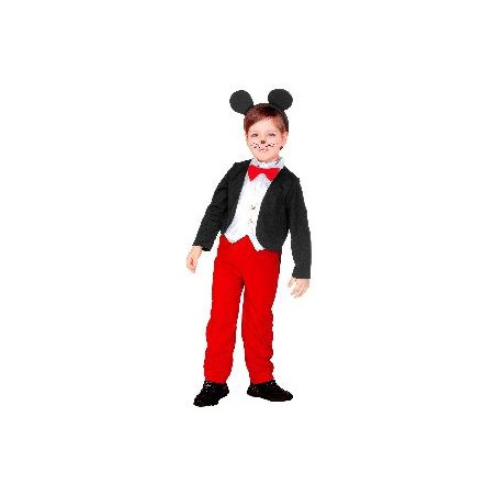 -DISFRAZ MICKEY RATONCITO 4-5 AÑOS