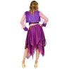 -FALDA CHIFFON PURPURA