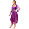 -FALDA CHIFFON PURPURA