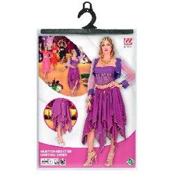 -FALDA CHIFFON PURPURA