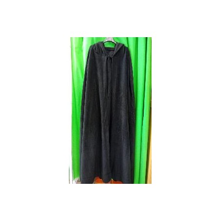 -CAPA POLAR NEGRA CON CAPUCHA