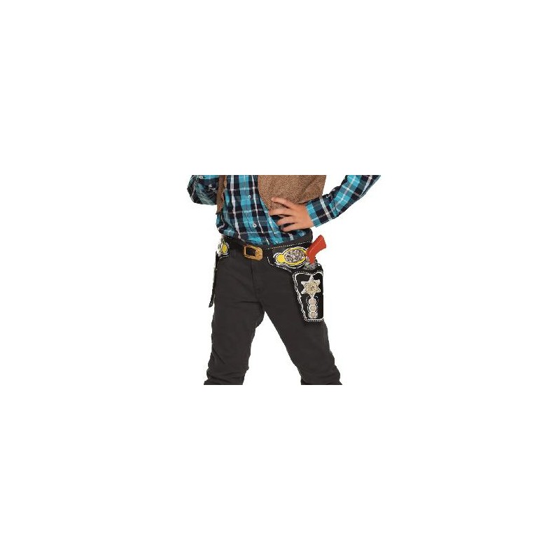 -CINTURON DOBLE VAQUERO FUNDAS