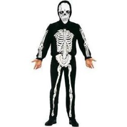 -DISFRAZ ESQUELETO UNISEX 7-9 AÑOS
