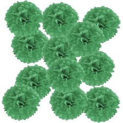 -POM POM PAPEL VERDE