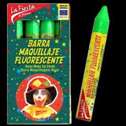 -BARRA MAQUILLAJE FLUORESCENTE VERDE