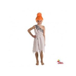 -DISFRAZ CAVERNICOLA BLANCO 6-7