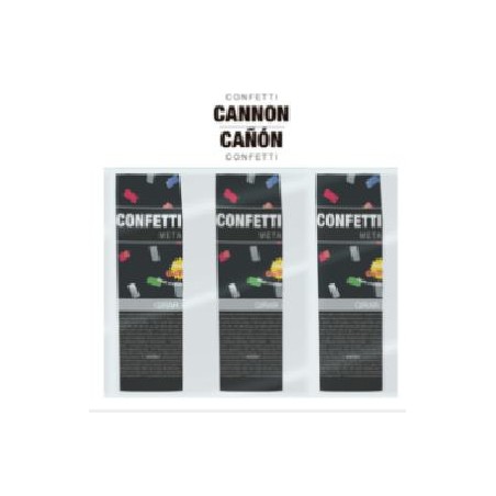 -BOLSA 3 CAÑONES 10.5 CMS MULTICOLOR