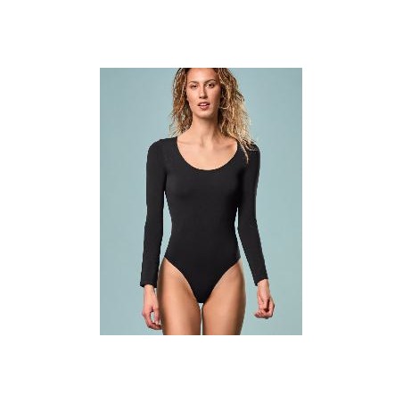 -BODY MANGA LARGA NEGRO 46