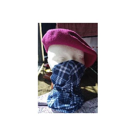 BRAGA CUELLO A CUADROS AZUL