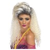 -PELUCA RUBIA AÑOS 80 RIZADA