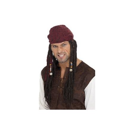 -PELUCA PIRATA CON BANDANA Y TRENZAS