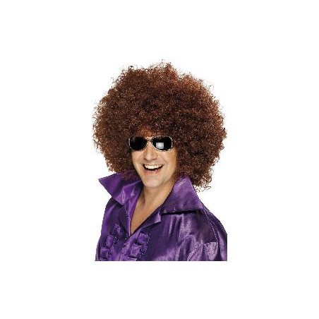 -PELUCA AFRO EXTRA GRANDE CASTAÑO