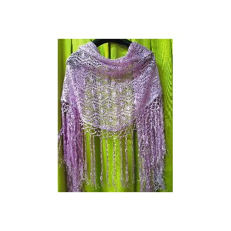 MANTON DE GANCHILLO LILA