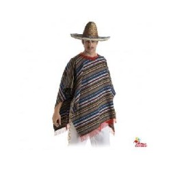 -PONCHO MEJICANO ADULTO M-L