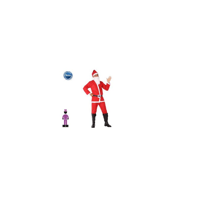 -DISFRAZ PAPA NOEL XL