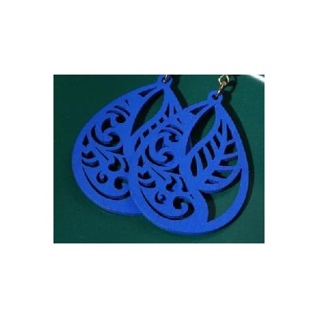 PENDIENTES COLOR AZUL