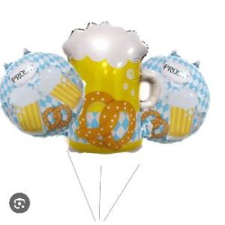 -SET GLOBOS JARRA CERVEZA