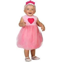 -DISFRAZ PRINCESA ROSA  0-6 M