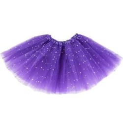 -TUTU MORADO CON LENTEJUELAS
