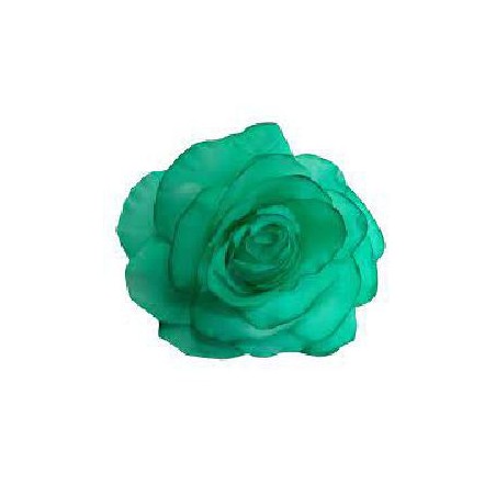 FLOR ROSA MADEIRA TEÑIDA VERDE ANDALUCIA 13*13