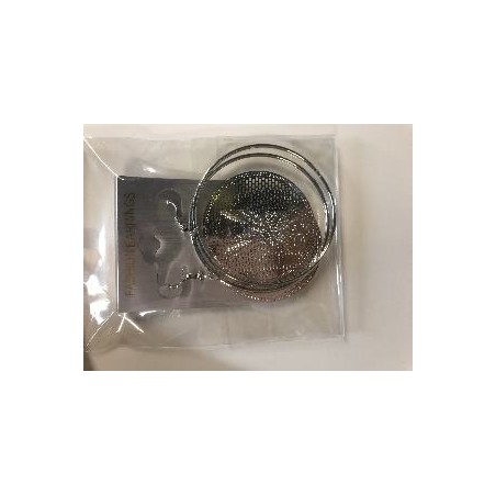 PENDIENTE FLECO BOTON CRISTAL VERDE ESMERALDA FLOR