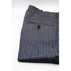 PANTALON VASCO RAYA NEGRA Y GRIS 54