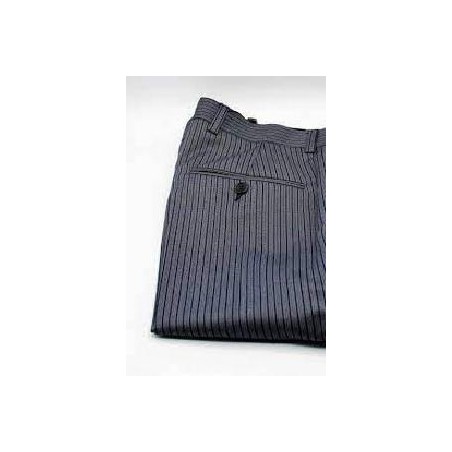 PANTALON VASCO RAYA NEGRA Y GRIS 54