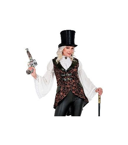 -CHALECO STEAMPUNK MUJER XL