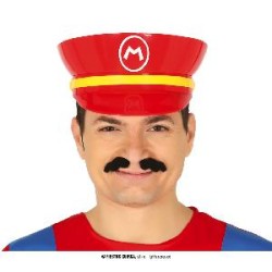 GORRA ROJA PLASTICO MARIO KART