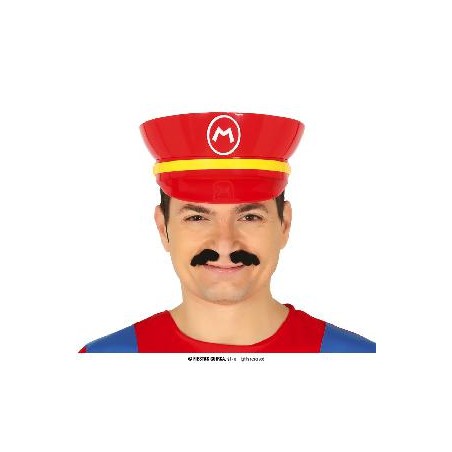 GORRA ROJA PLASTICO MARIO KART