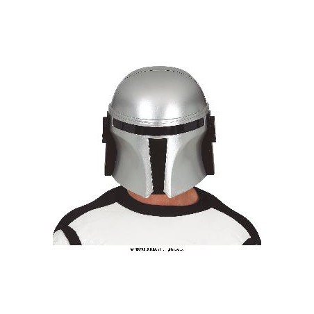 CASCO PLATEADO SOLDADO ESPACIAL