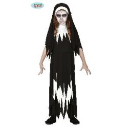 -DISFRAZ MONJA SATANICA 10-12 AÑOS