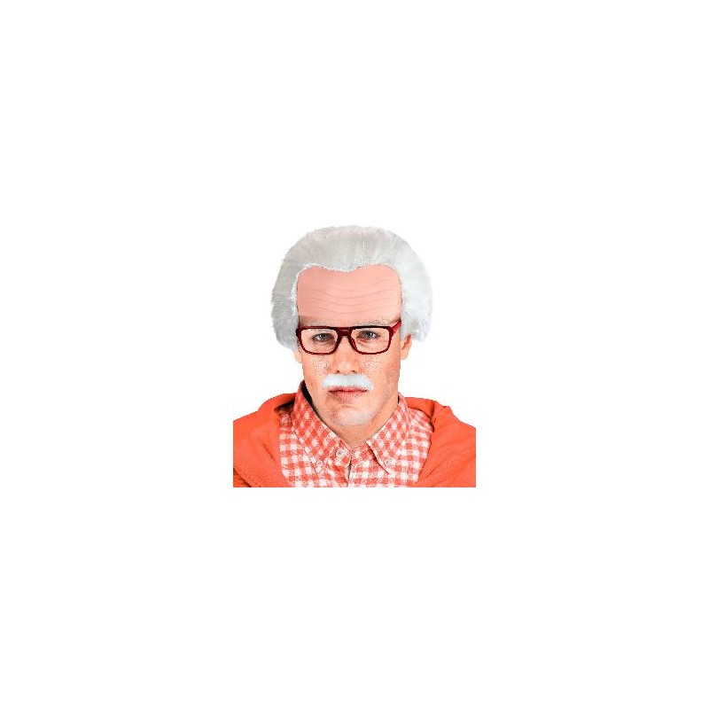 PELUCA GRANDPA CON BIGOTE Y GAFAS