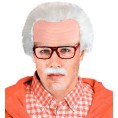 PELUCA GRANDPA CON BIGOTE Y GAFAS